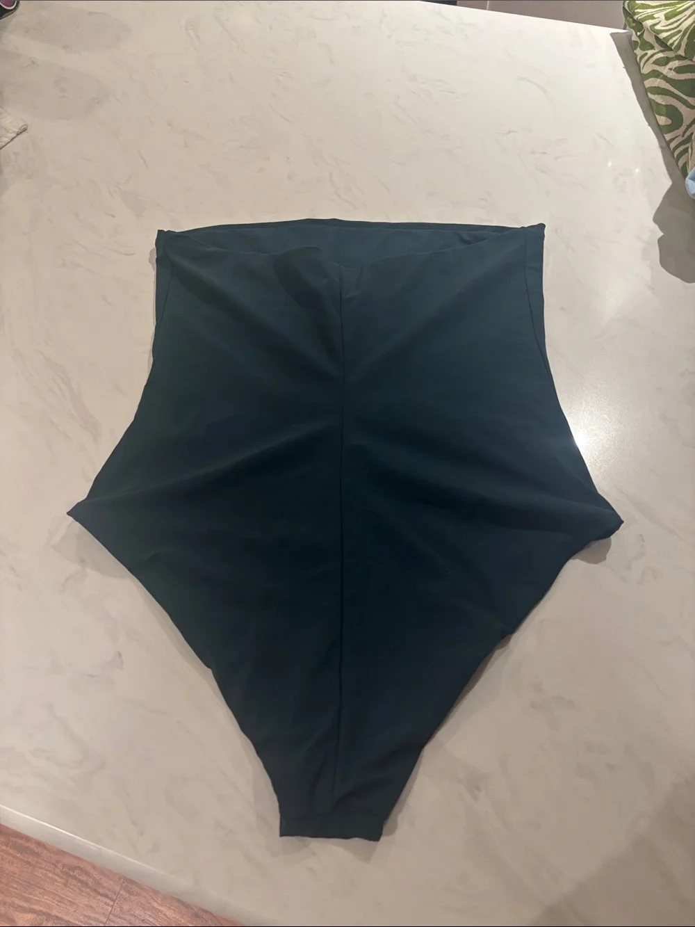 Anemos High-Waist One-Piece Swimsuit in Deep Teal